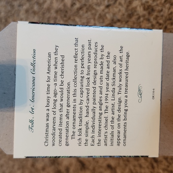 Hallmark Keepsake Showcase Ornament Folk Art Americana Collection -Going To Town - Picture 4 of 9